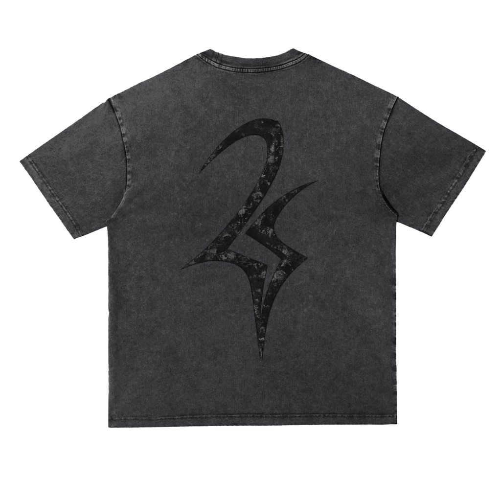 Snow Washed Heavyweight Oversize T-Shirt