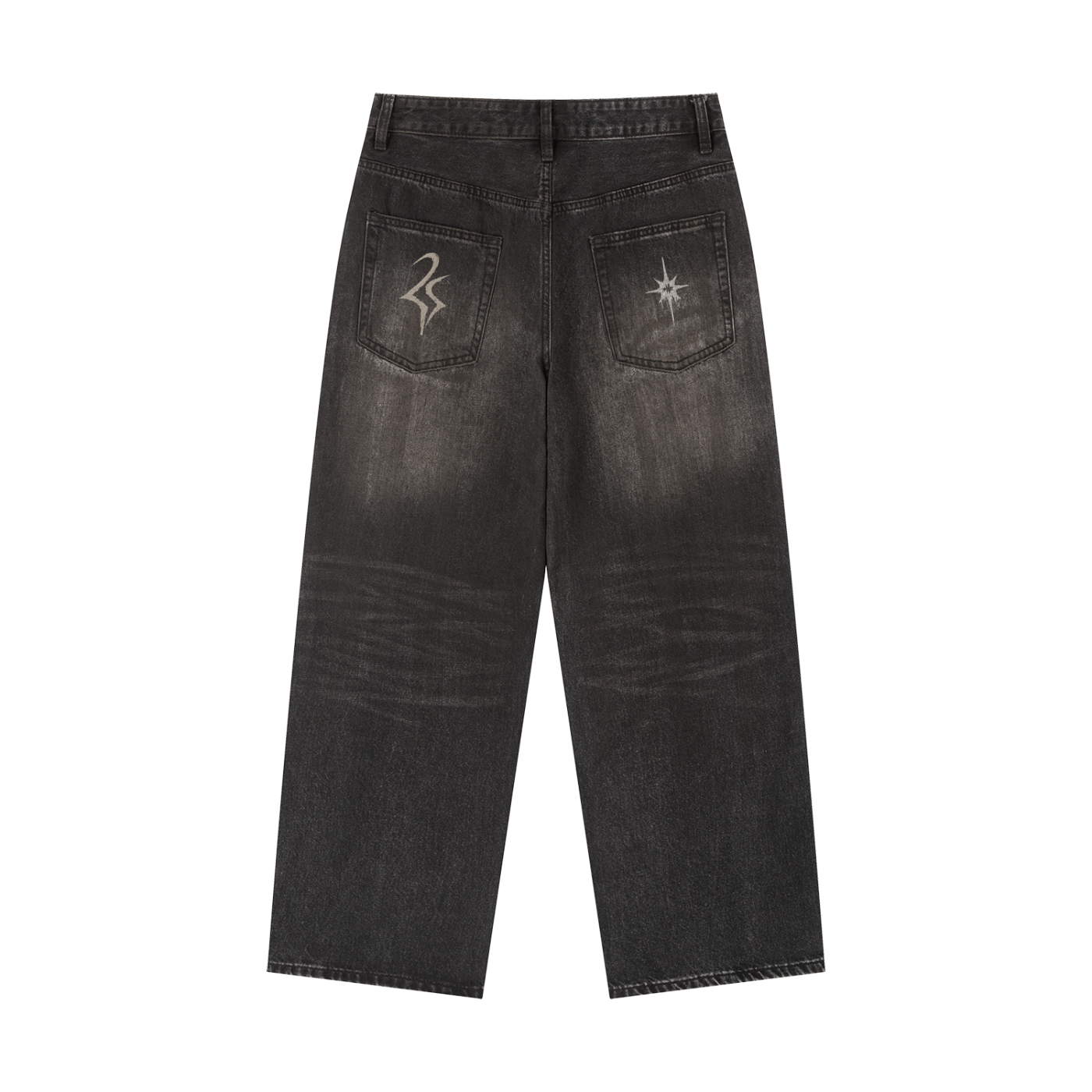 Vintage Wash Heavyweight Denim Jeans